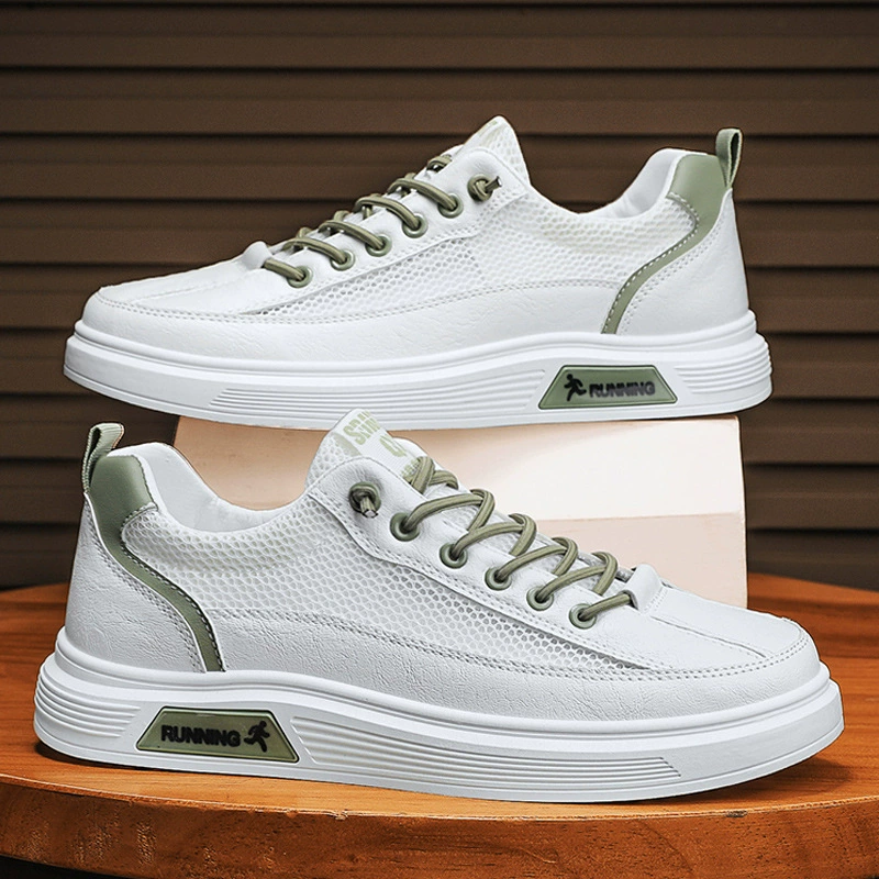 2023 Новая дышащая и удобная сетчатая маленькая белая обувь для повседневной работы