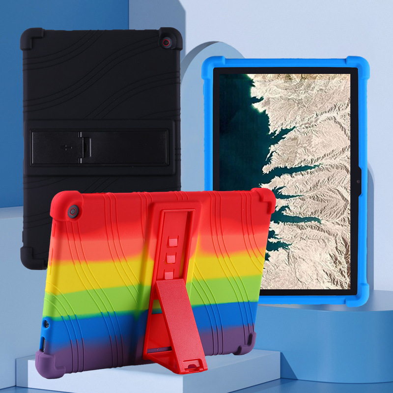 For Lenovo 10e Chromebook 10.1 inch protective case tablet stand soft silicone protective case