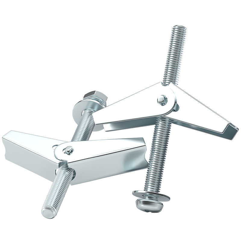 Iron airplane expansion screw hollow wall fiber gypsum board orchid clip gecko umbrella type expansi