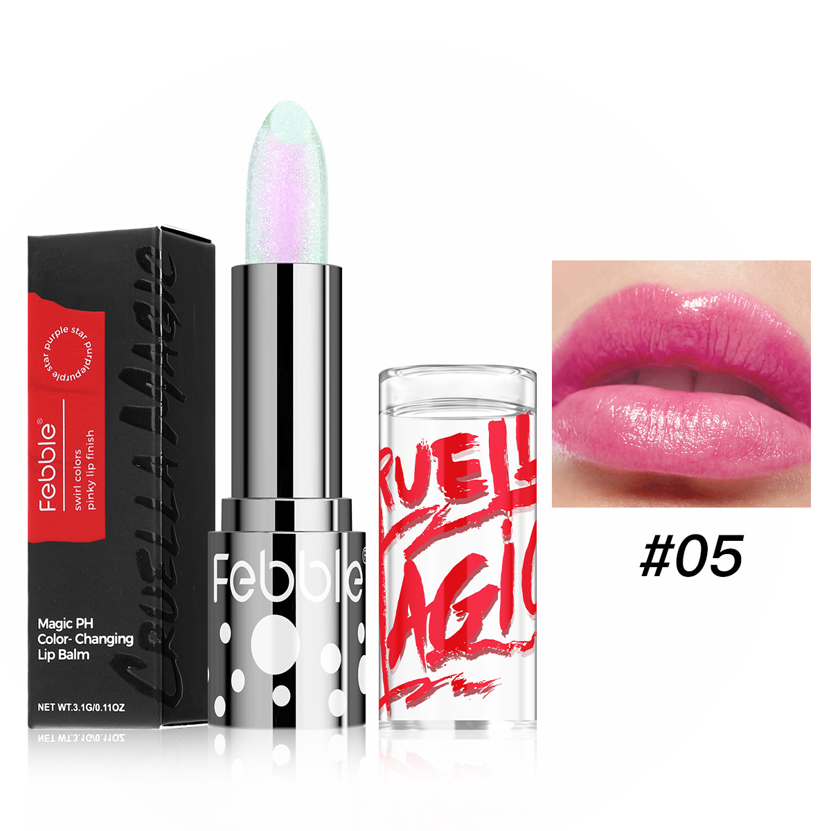 Febble brillo de labios transfronterizo lápiz labial hidratante mate duradero antiadherente al por mayor lápiz labial que cambia de color FBC052