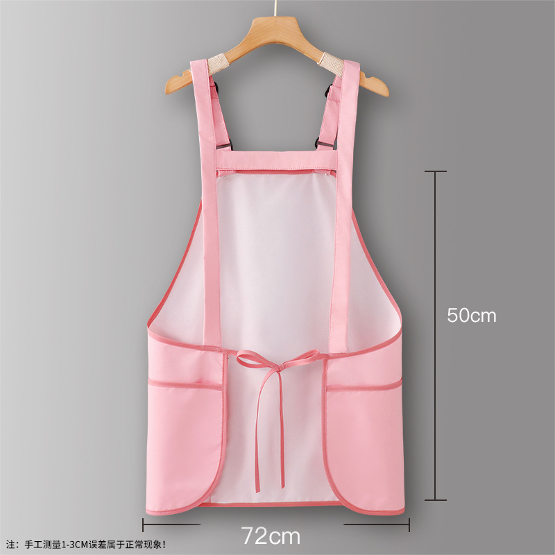 Delantal cocina hogar 2025 nuevo estilo a prueba de aceite e impermeable barista para trabajar ropa de trabajo para mujeres