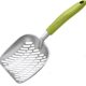 Factory direct cross-border new pet aluminum alloy cat litter shovel big hole cat litter scooper