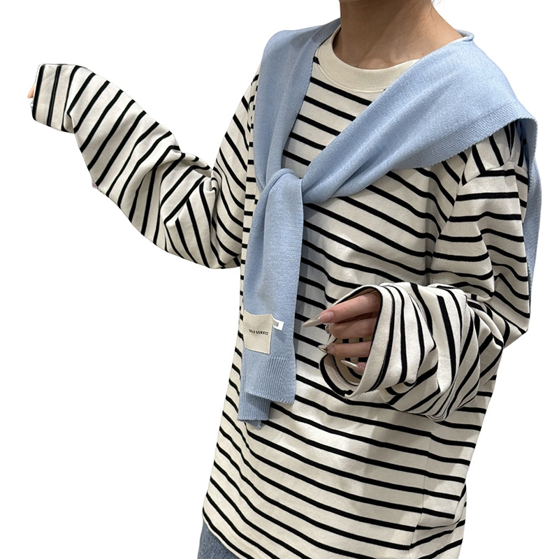 Chal de punto de alta calidad, todo fósforo, delgado, cuello falso, nicho, color sólido, estilo occidental, cintura, chal de moda, chaleco pequeño