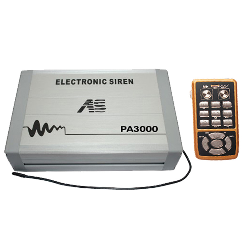 PA3000M Vehicle-mounted Wireless Siren Speaker, Electronic Alarm, High-Pitched Speaker + Octagonal Horn