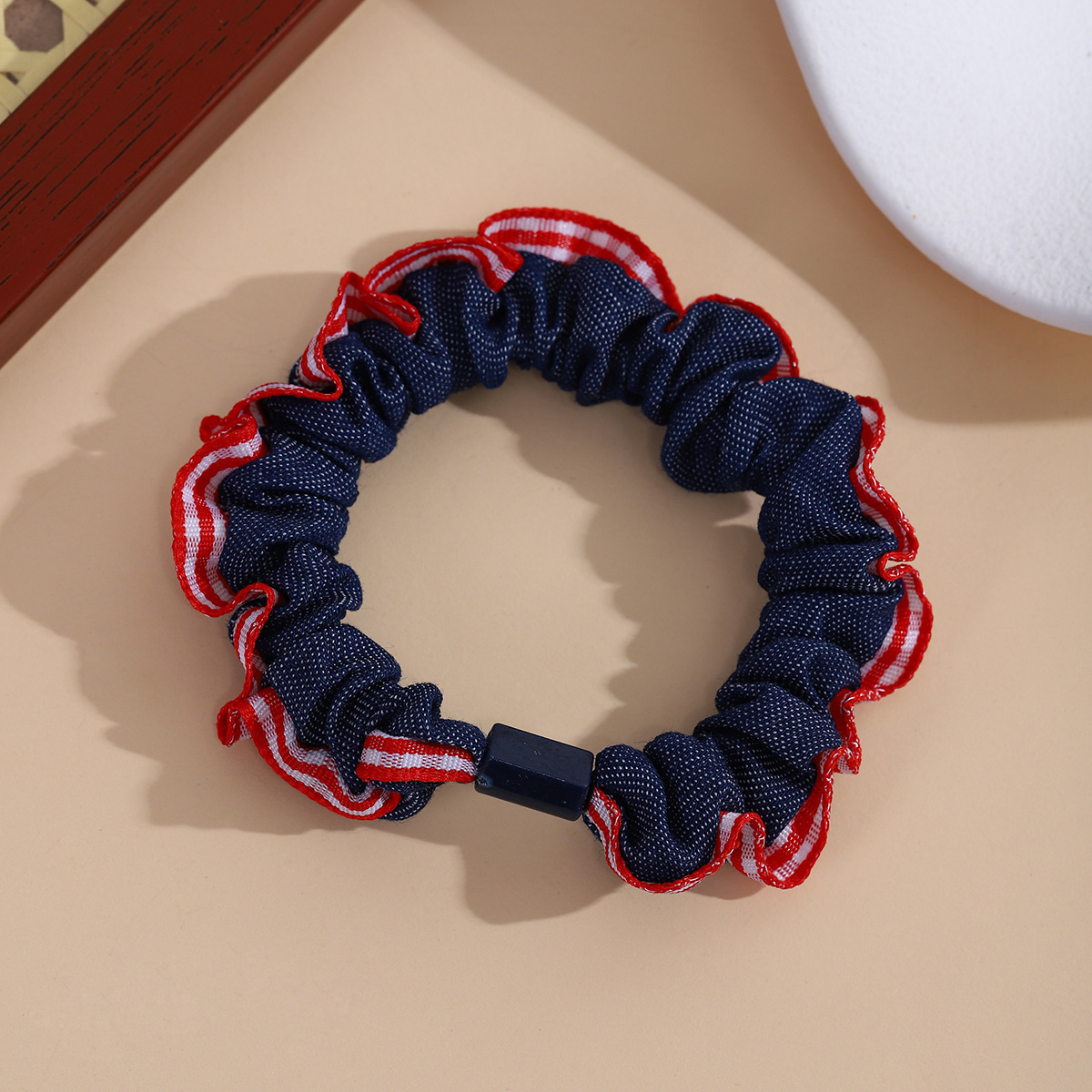 Anillo de cabello para niños niñas lindas ondas de punto de estrella cuerda de cabello para niñas cuerdas de cola de caballo para niñas joyas de cabello para bebés