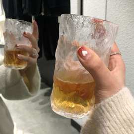 厂价销售玉晶六只装冰川杯家用果汁啤酒杯一件代发适合多元店
