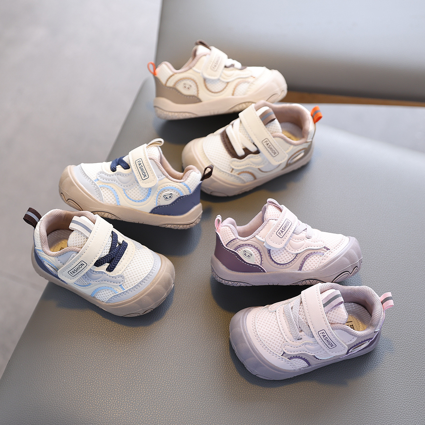 Baby Soft-Soled Toddler Shoes, New Spring and Autumn Models for Boys and Girls, Breathable Non-Slip Mesh Sports Shoes, Functional Shoes