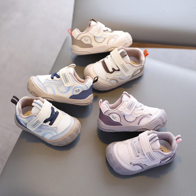 Baby Soft-Soled Toddler Shoes, New Spring and Autumn Models for Boys and Girls, Breathable Non-Slip Mesh Sports Shoes, Functional Shoes