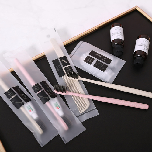 Manufacturer wholesale hotel disposable toothbrush set hotel toothbrush disposable toothbrush toothpaste soft bristles customized