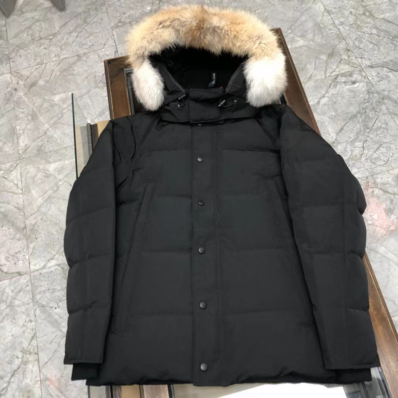 Wyndham parka大鹅羽绒服加拿大29男女情侣款真狼毛3808M长袖|undefined