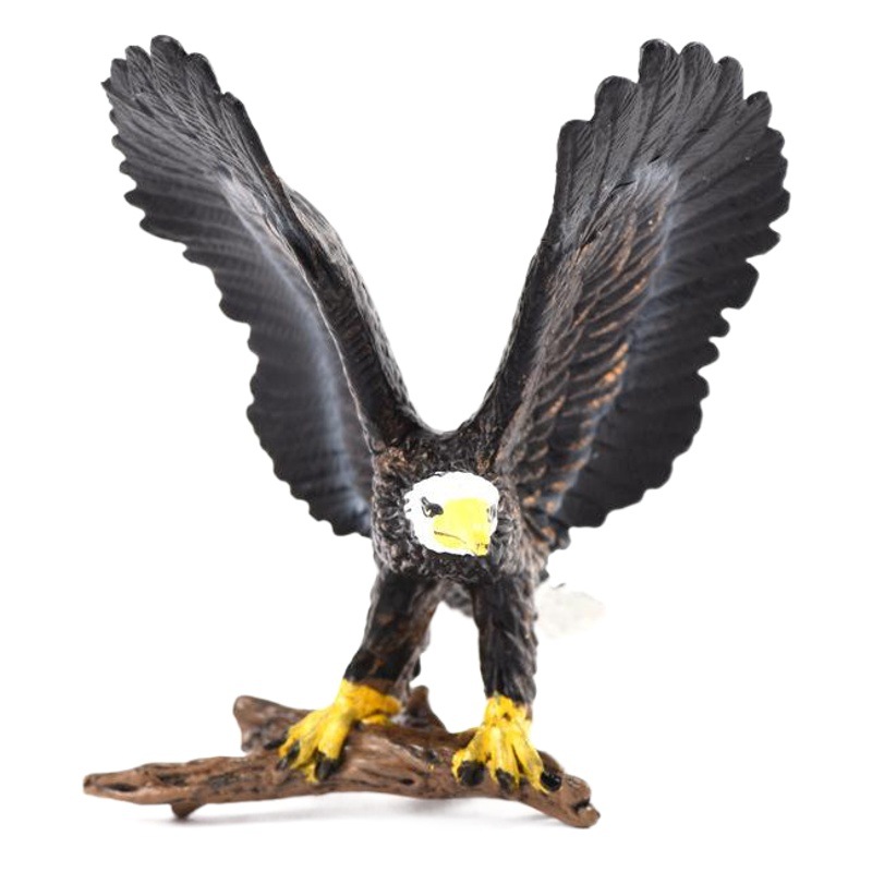 Modelo animal de simulación transfronteriza águila Águila Blanca modelo de bebé decoración juguete educativo para niños