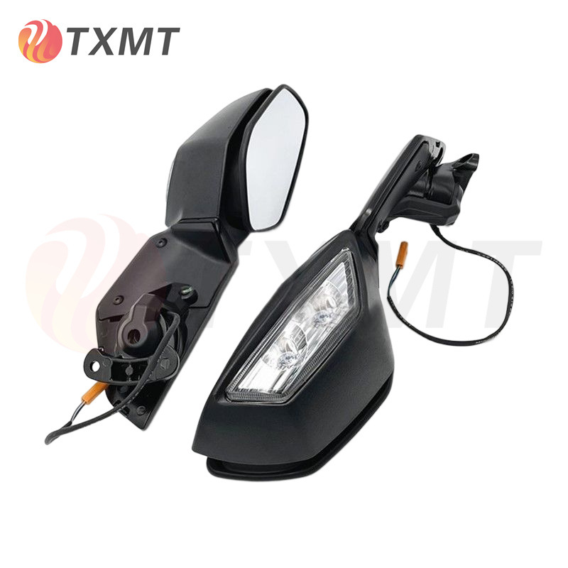 Suitable for Kawasaki H2 NINJA 400 ZX-4R LED turn signal rearview mirror rearview mirror motorcycle