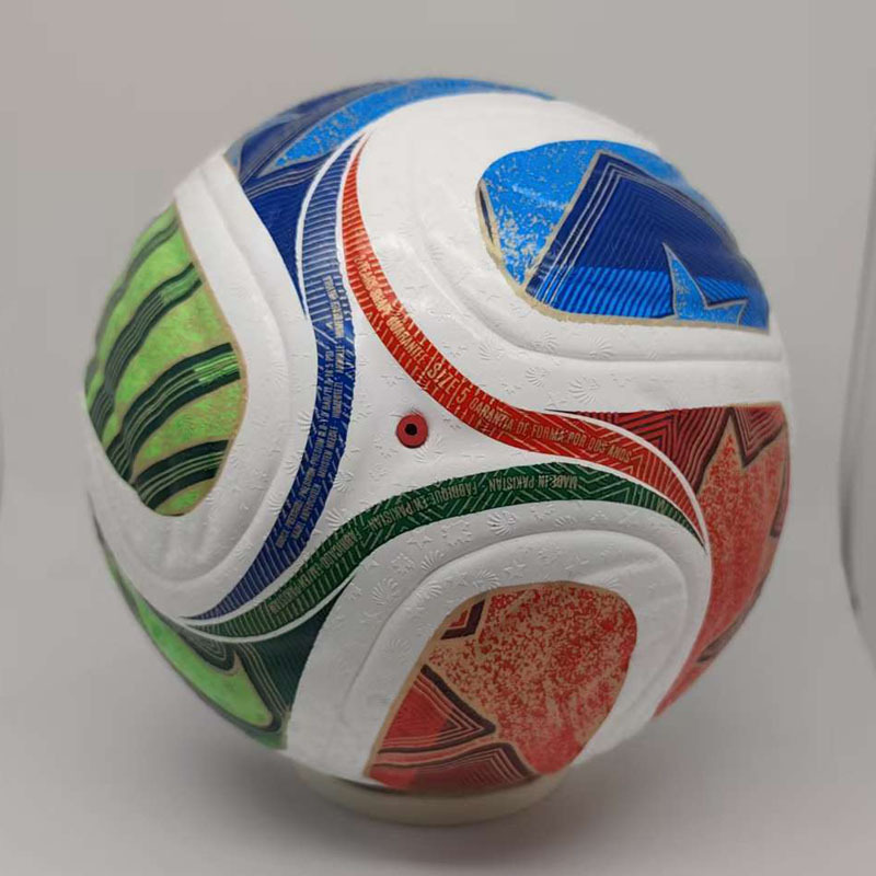 Nuevo número 5 Copa del Mundo de fútbol Copa de Europa Copa América Liga de Campeones con pegado caliente ppu adhesivo 4 fútbol al por mayor