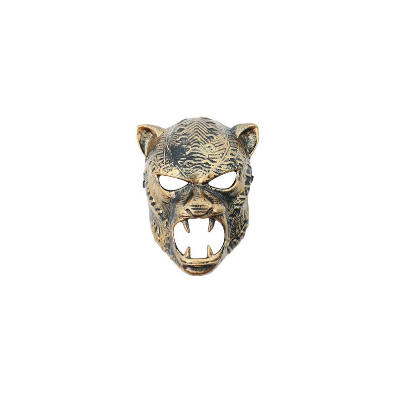 Máscaras vintage de animales para Halloween, estilo horror, populares entre influencers, accesorios para fotos.