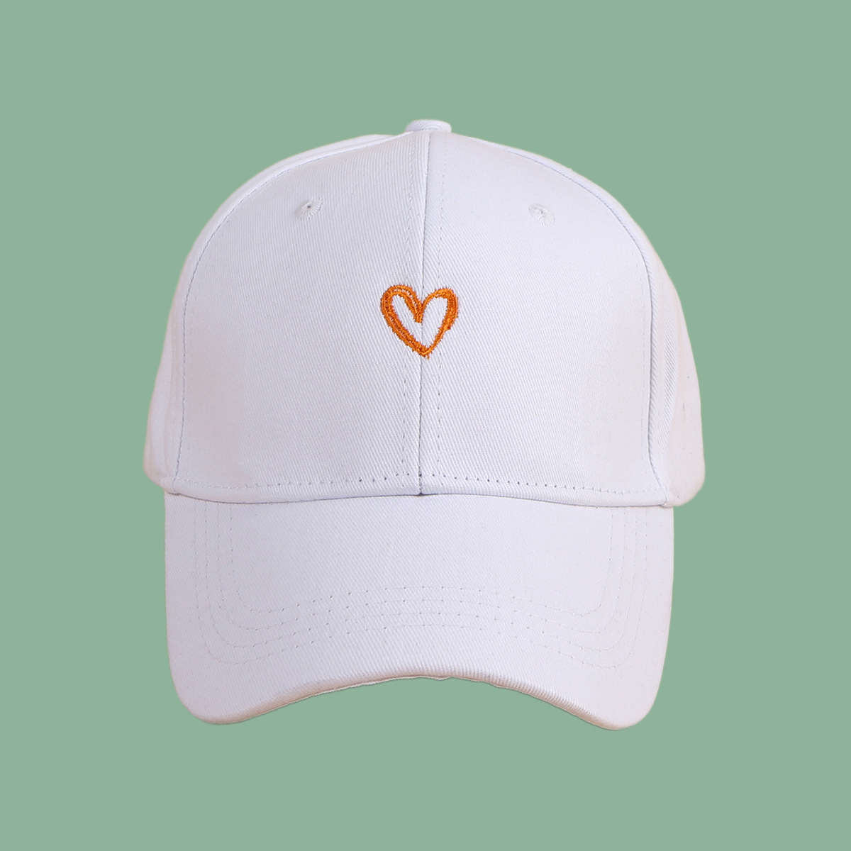 Korean Fashion Love Wide-brimmed Baseball Cap display picture 7