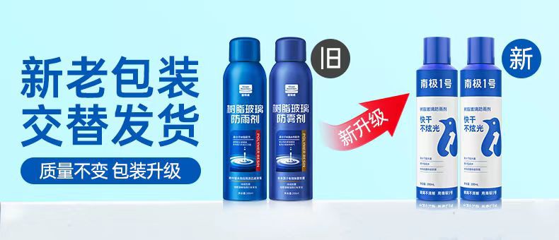Goodway Rainproof Agent, Windshield Anti-Fog Agent, Long-Lasting Car Defogger, Rearview Mirror Water-Repellent, Rain-Proof and Anti-Fog Agent