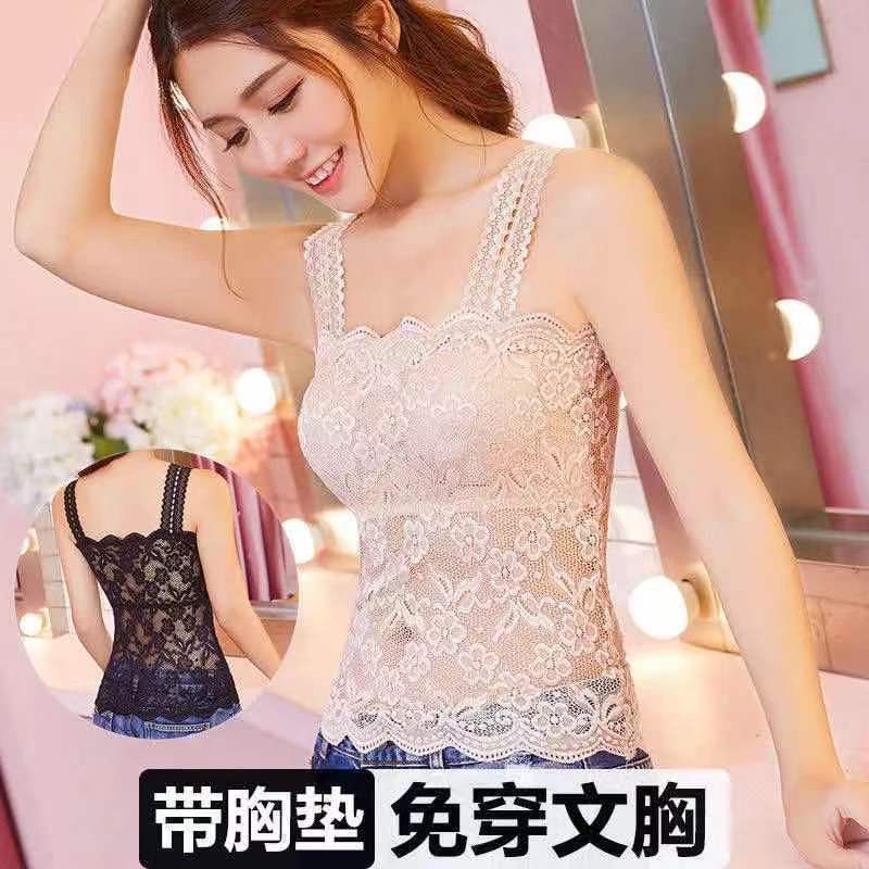 Lace Beauty Back All-in-One Bra Women's Summer Slim-fit Large Size Camisole Underwear Female Student Korean Style Tube Top Bra Lace Beauty Back All-in-One Bra Women's Summer Slim-fit Large Size Camisole Underwear Female Student Korean Style Tube Top Bra