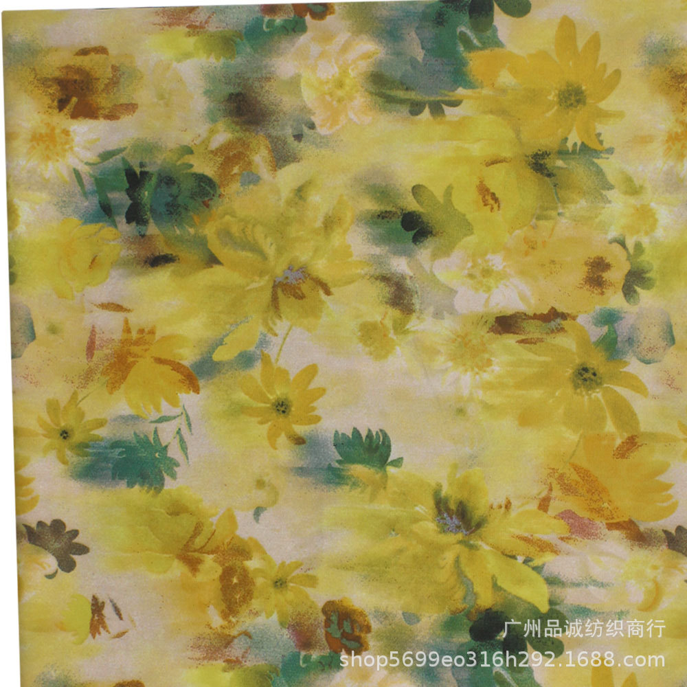 Yellow shiffon summer dress