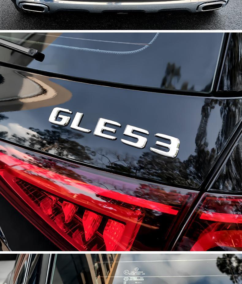 Mercedes-Benz GLE53 GLE350 GLE400 GLE450 modified tail emblem, car logo, letter stickers, and car decals