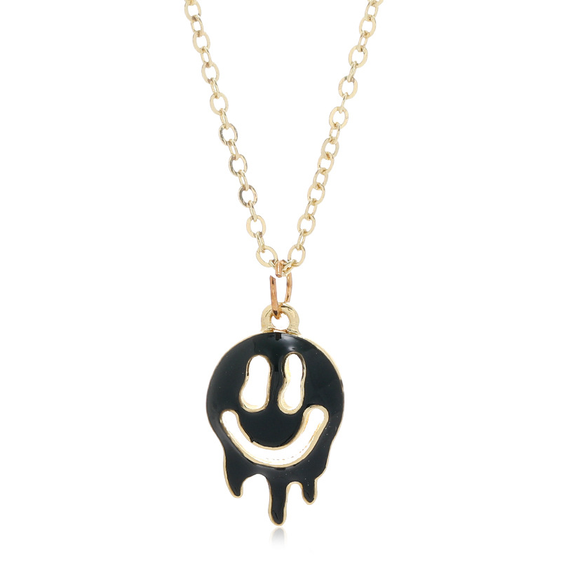 new fashion funny necklace hollow oil dripping ghost necklace