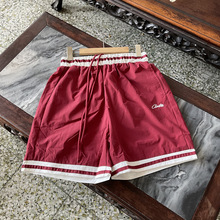 Alcatraz graphic cotton Bermuda shorts L2012 Red