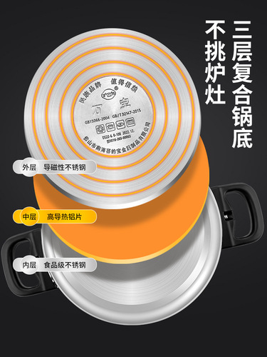 S83V wholesale pressure cooker household gas induction cooker universal 304 stainless steel explosion-proof pressure cooker mini small