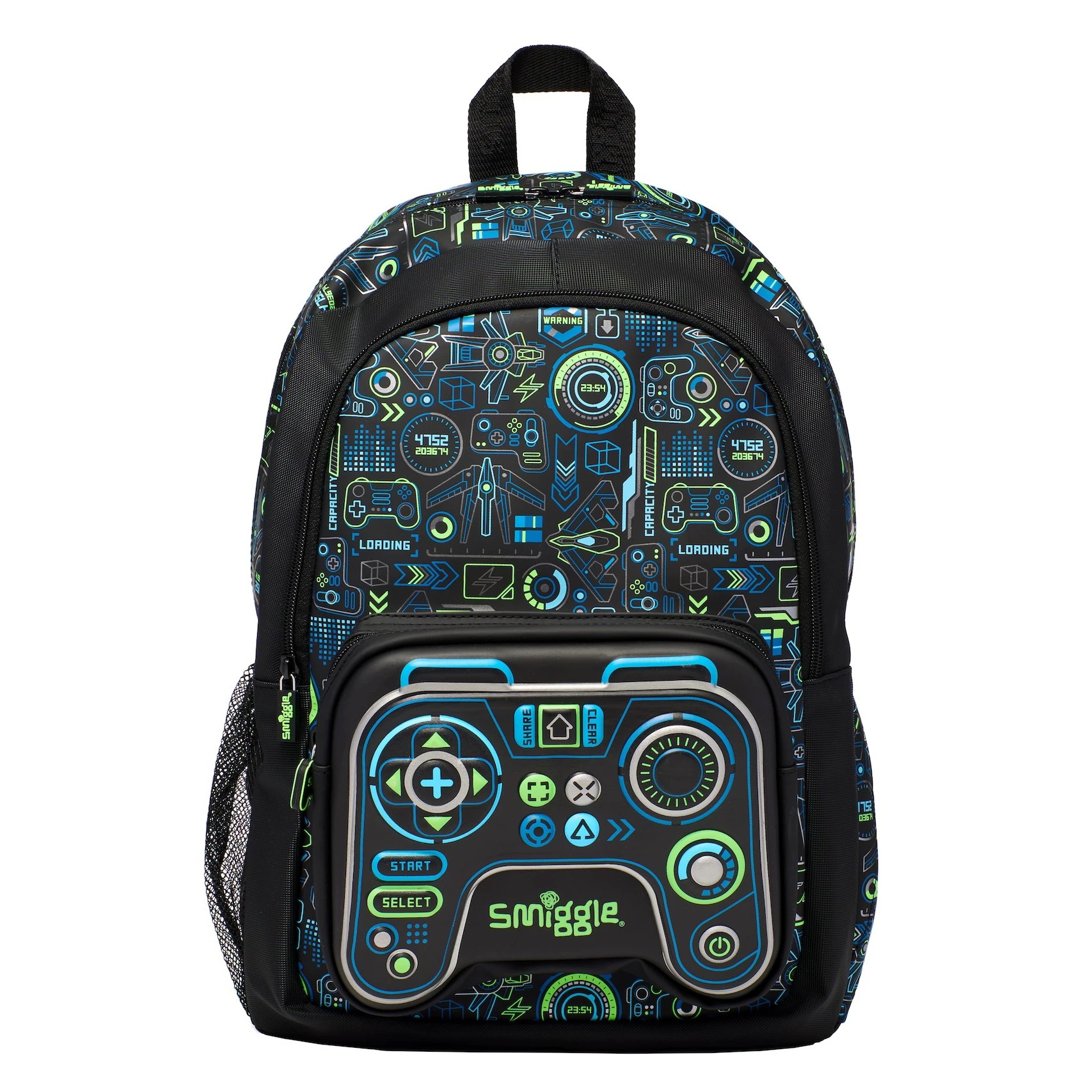 Smiggle grande kt Stitch mochila de gran capacidad de descompresión de doble hombro de dibujos animados
