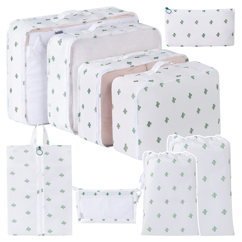 Bolsa de almacenamiento de viaje transfronterizo de ocho piezas Bolsa de almacenamiento de viaje de negocios Bolsa de almacenamiento de gran capacidad Bolsa de almacenamiento de viaje impermeable