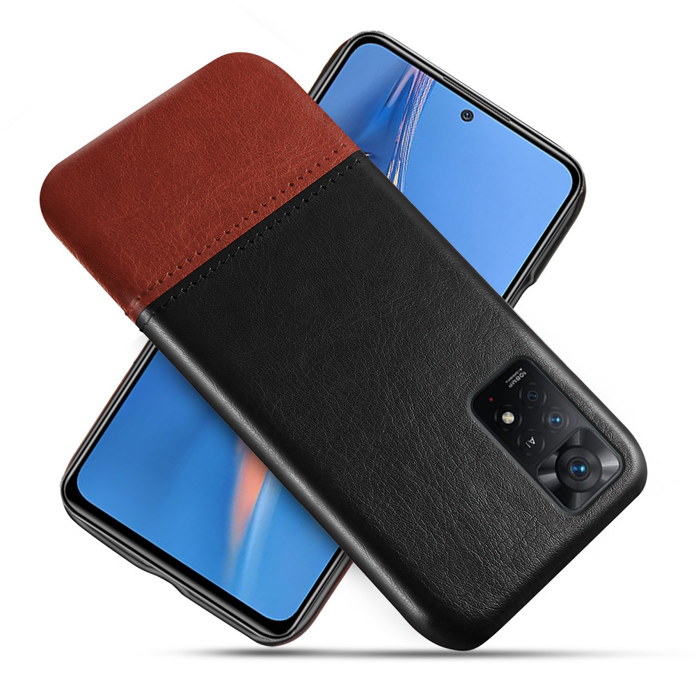 Wholesale Spot Suitable for Redmi Note11Epro5G Overseas Version Protective Case Leather Protective Cover Color Matching Protective Cover