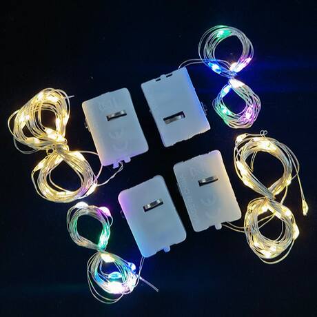 Customized Led Copper Wire Lamp String Three-Speed Adjustment Gift Box Cake Bouquet Taizhou Decorative Indoor Lantern