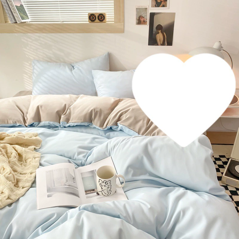 Cream duvet cover от 盛邦荣, универсальное хлопковое постельное белье, набор 3 предмета, набор 4 предмета