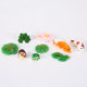 New Frog Mediterranean Style Resin Ornaments Micro Landscape Ornaments Creative Decorative Ornaments Lotus Leaves and Lotus