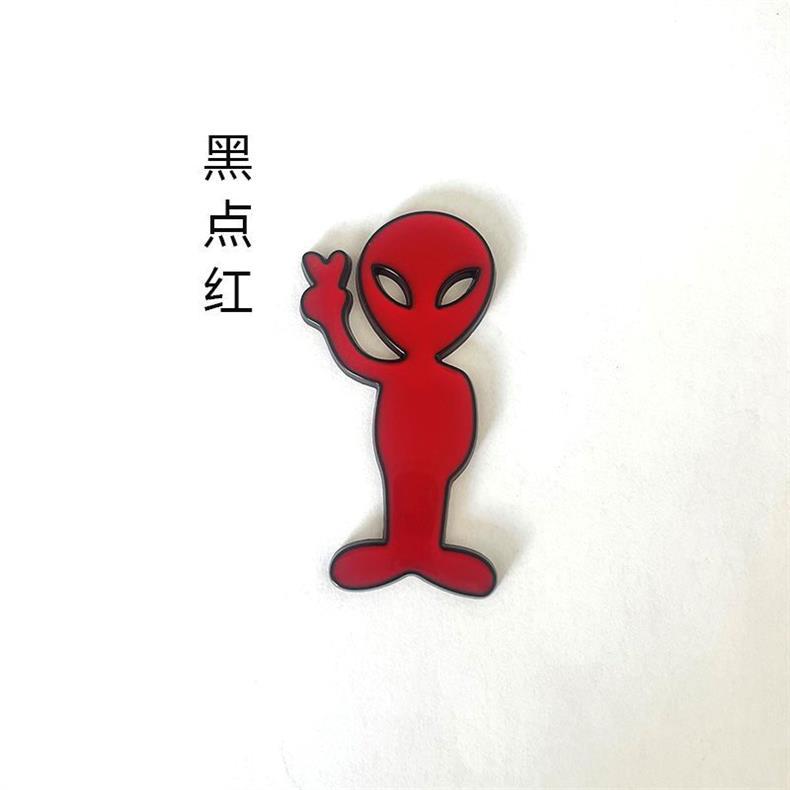 Creative Metal Car Sticker - Domineering Alien Car Emblem - Personalized Modified Alien Car Body Sticker