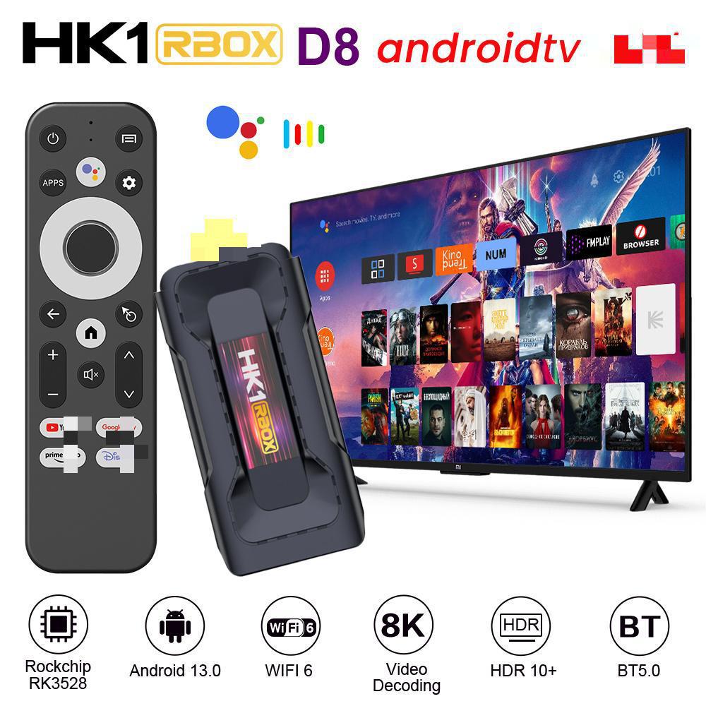 Hk1 Rbox-D8 Cross-Border Export Network Set-Top Box Tv Box Rk3528 Wifi6 8K Bluetooth 5.0
