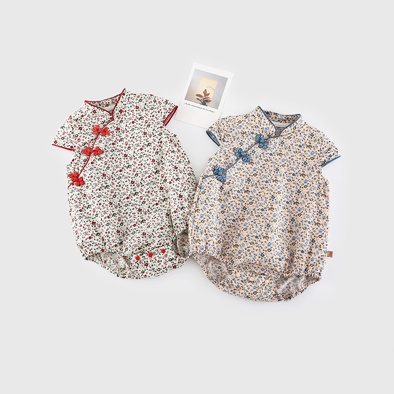 Áo Liền Quần Sườn Xám - T195 - Thời Trang Kids đẹp 1