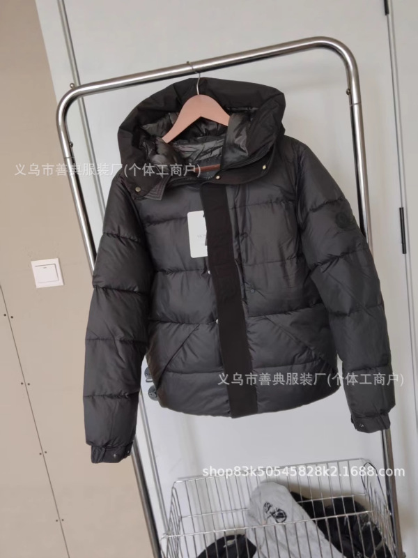 新款高品质羽绒服黑武士蒙家潮牌连帽保暖加厚情男女款冬季面包服|undefined