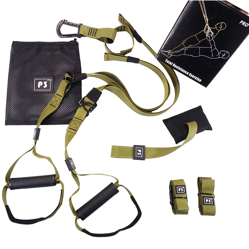 trx7悬挂式训练带阻力带瑜伽拉力绳运动健身训练器腹肌家用拉力带|undefined