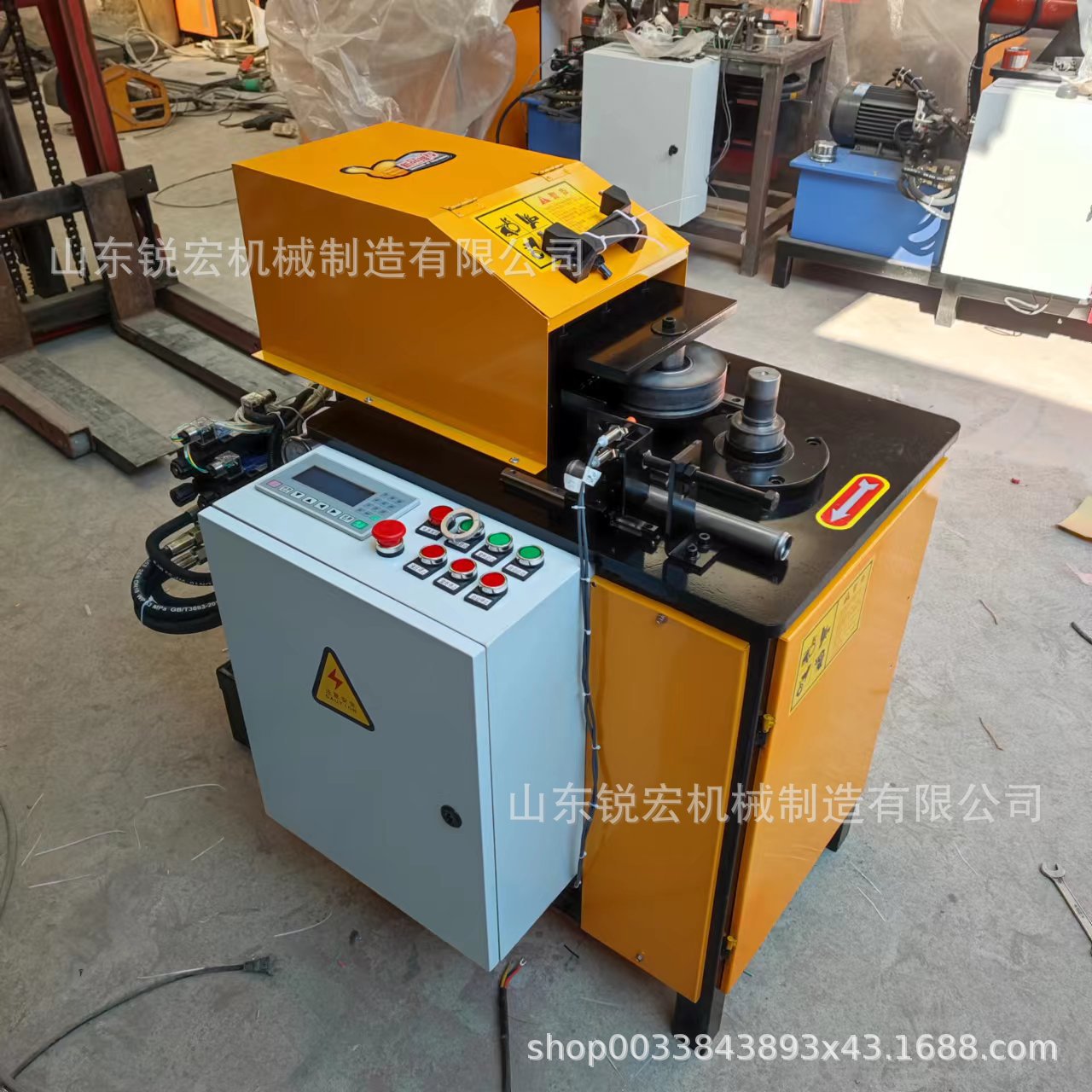 300型液压起鼓机 不锈钢弯管管端起鼓机 消防管道对接压筋机厂家