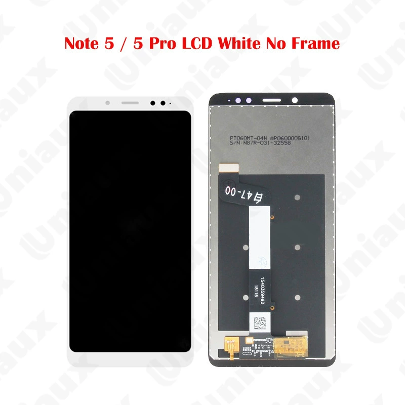 Подходит для экрана Redmi Note5 / 5 Pro, внутренний и внешний корпус рамки дисплея LCD