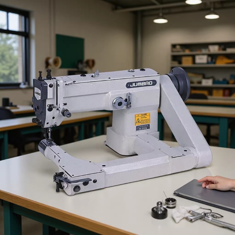 台湾双押脚两点曲臂人字车缝纫机