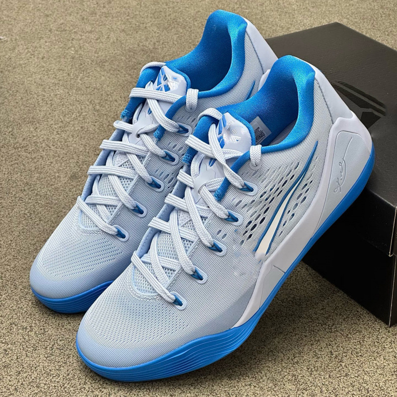 Foreign Trade Kobe 9 Ice Blue Practical Basketball Shoes Kobe 9 Arch Carbon Plate Anti-Torsion Training Shoes Men's and Women's Sports Shoes