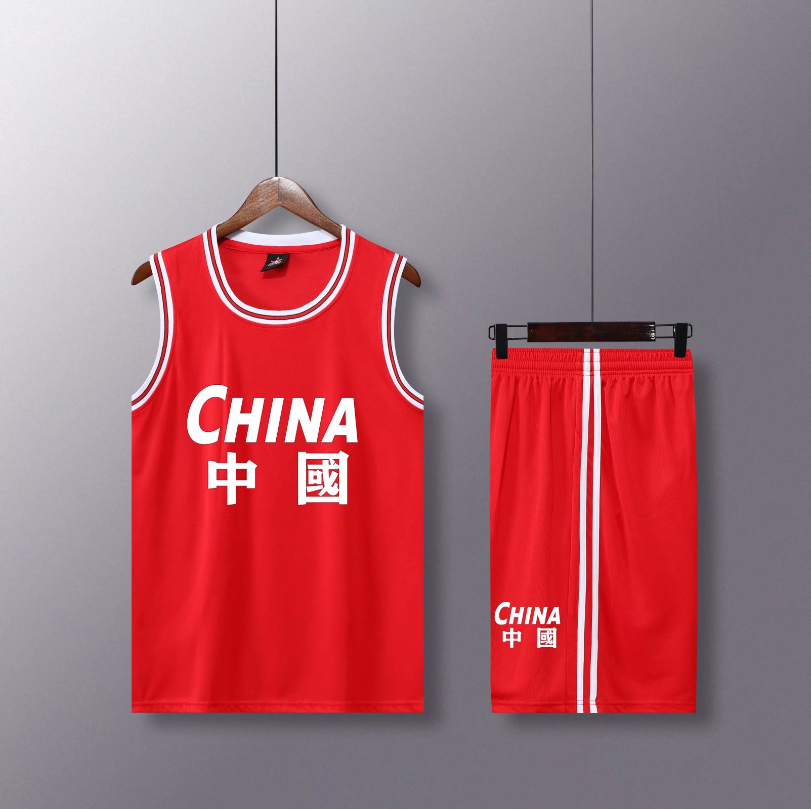 CN03 vest Chinese children adult suit basketball suit kindergarten performance suit competition suit 3XS-5XL