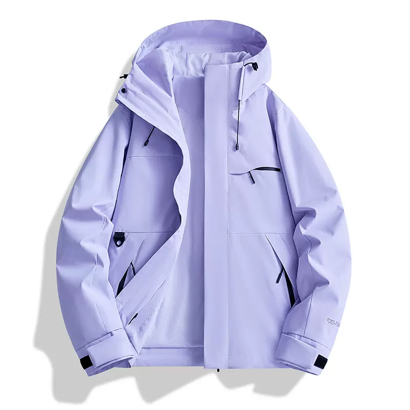 山系冲锋衣女2025新款三合一户外旅游穿搭薄款外套单冲厚款