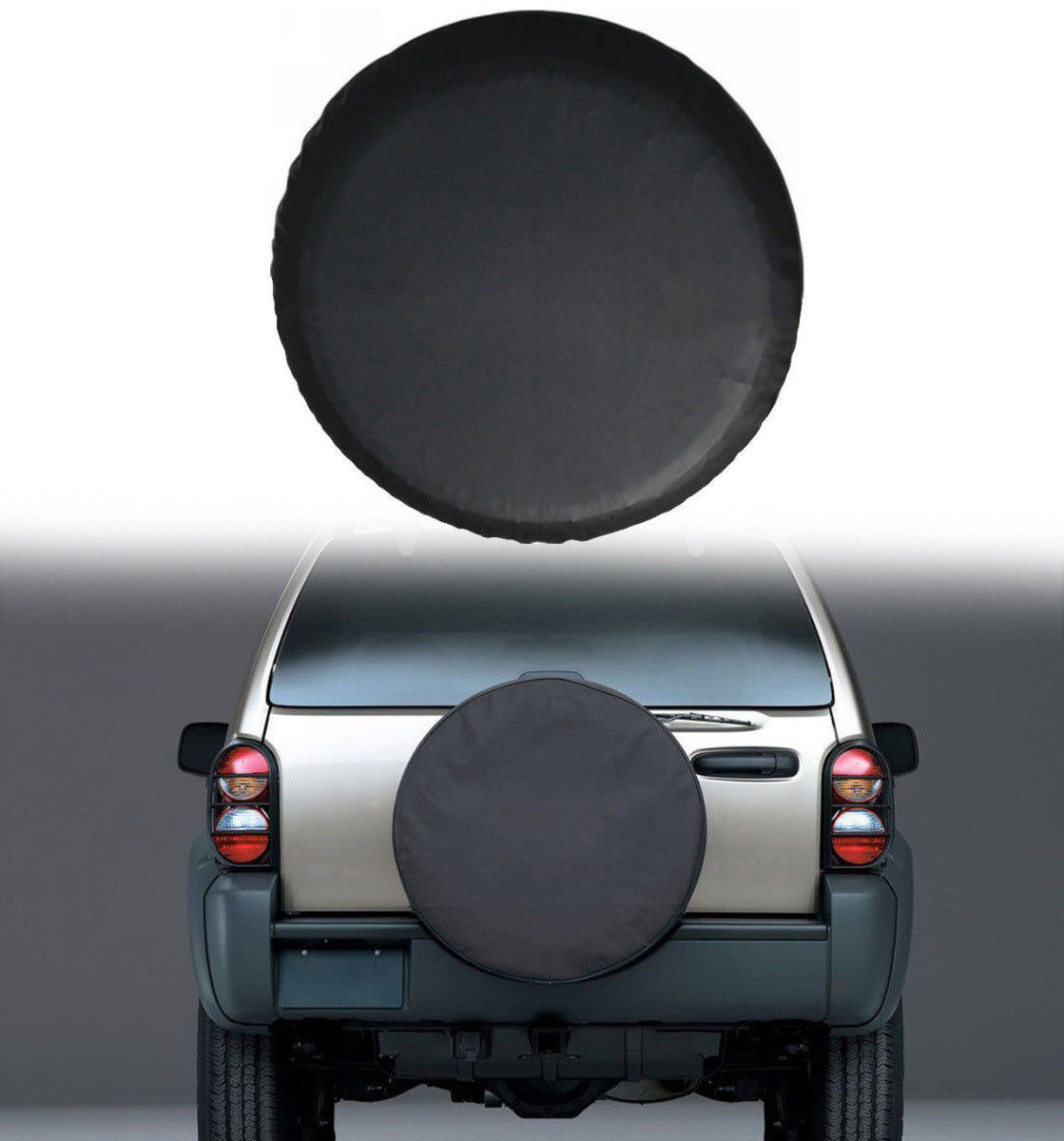 Pvc Leather Waterproof, Dustproof and Sunproof Suv Rv Spare Tire Cover Tire Cover Car Spare Tire Protective Cover Custom Logo