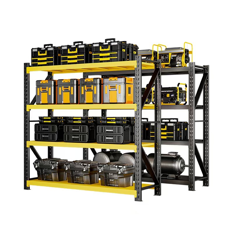 Warehouse Shelves Multi-Layer Storage Racks Storage Heavy-Duty Shelves Storage Room Supermarket Basement Garage Shelves
