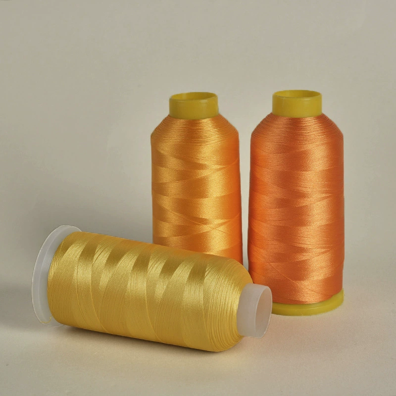 Нитки для вышивания 108D/2 полиэстер- viscose, OEKO-TEX сертифицировано, цвета швейной машины высокой скорости