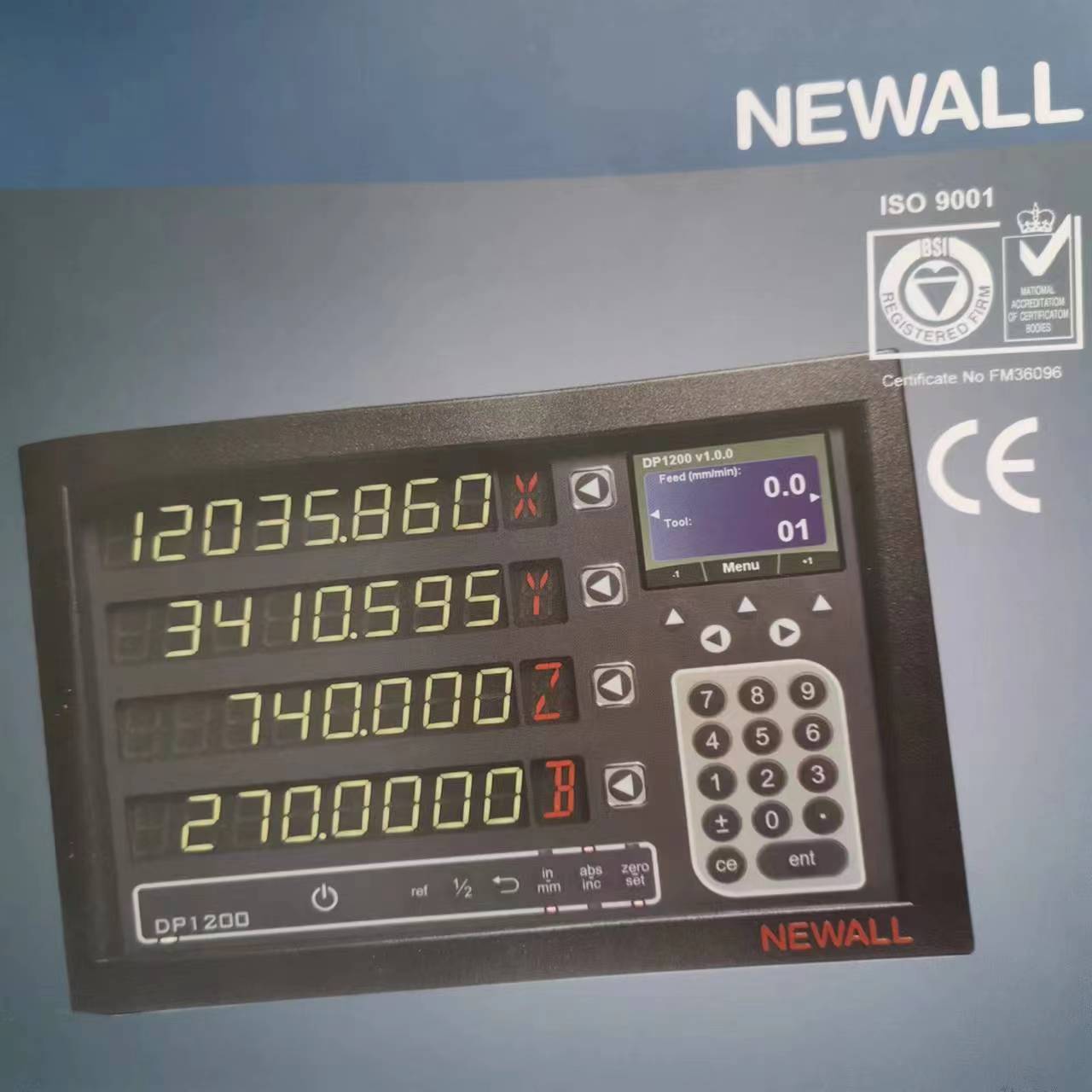 DP1200球栅数显表 英国nweall球栅尺供应 直销球栅尺 防油球栅尺