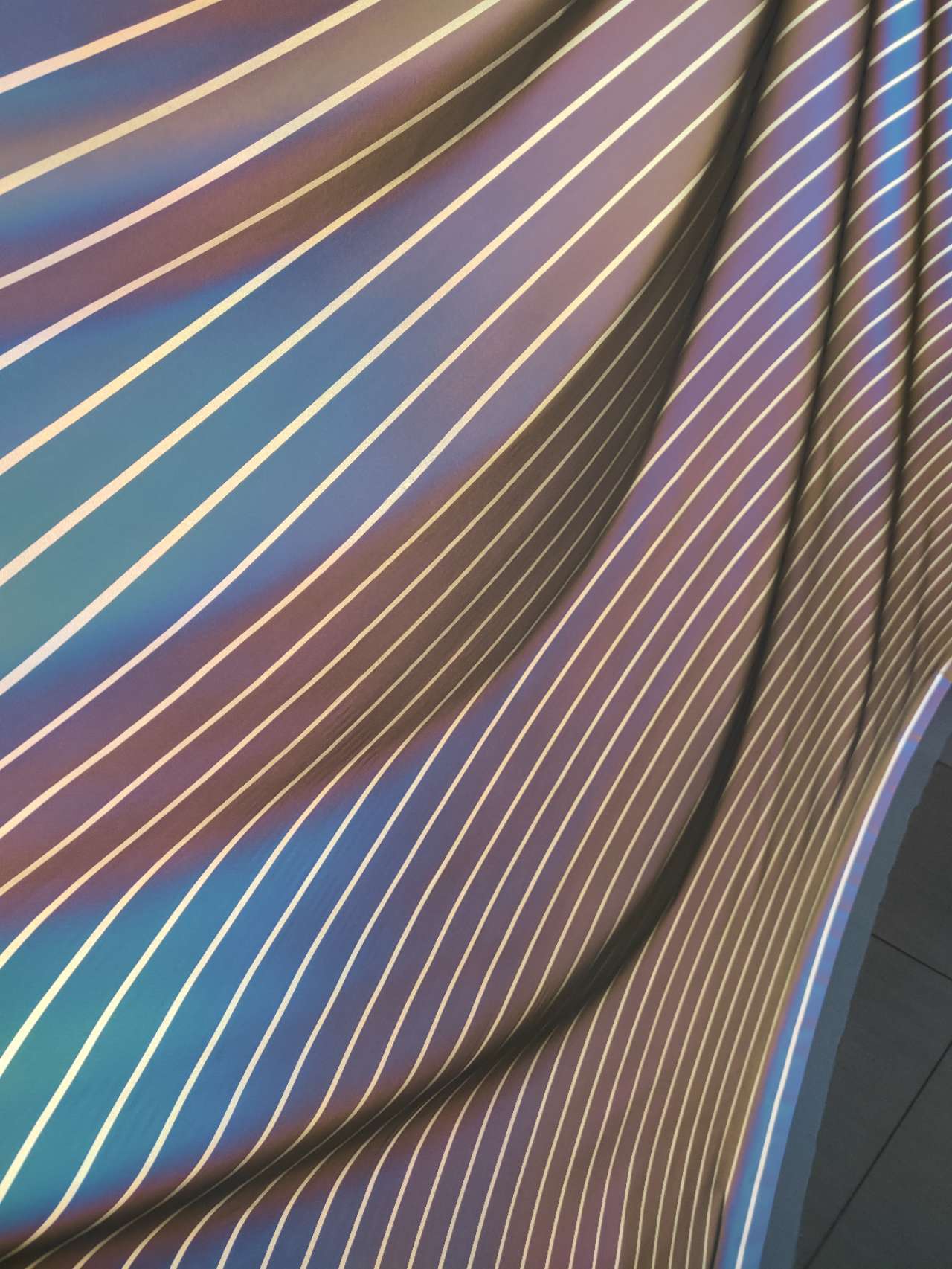 다채로운 스트라이프 인쇄 스트레치 천