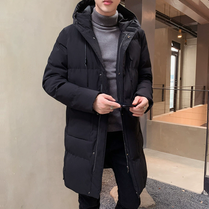 Новая хлопчатобумажная одежда большого размера зимой 2024 года корейская модная тенденция повседневная дикая теплая хлопчатобумажная куртка средней и длинной