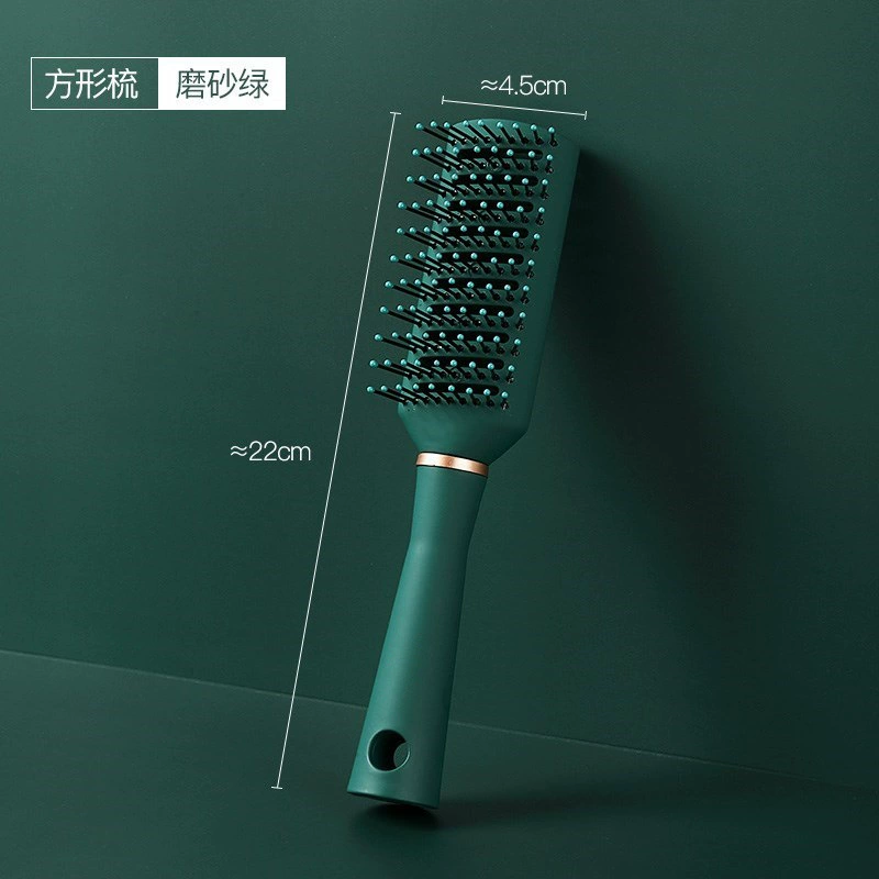 Scalp massager brush set, soft‑tip plastic combs, anti‑static, ergonomic handles